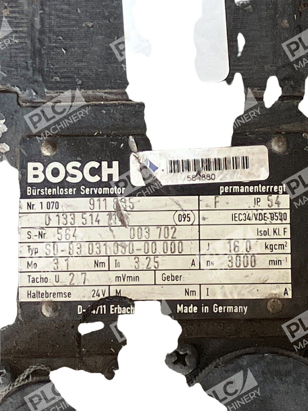 Bosch SD-B3.031030-00.000 Servo Motor - Image 3