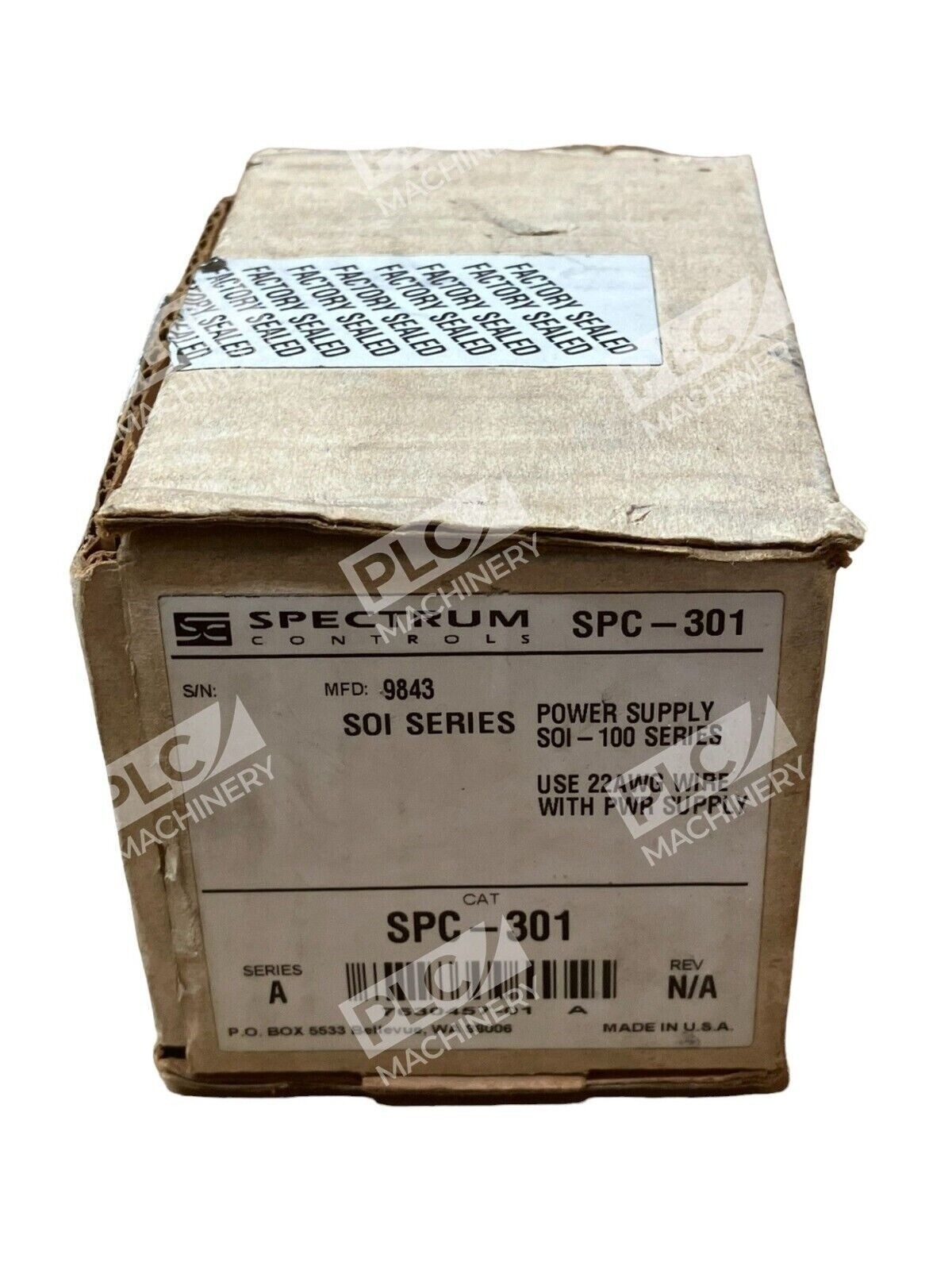 Spectrum SPC-301 - Spectrum Controls SPC-301 /A Power Supply SOL-100 Series 984