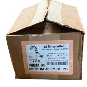 Minerallac MED 65 - Minerallac MED 65 Medium Jiffy Clips 1-1/4" EMT Conduit (Box
