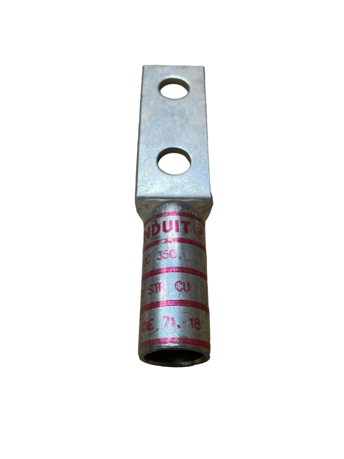 Panduit LCC350-12-X Copper Lug Long Barrel (Box of 5) - Image 4