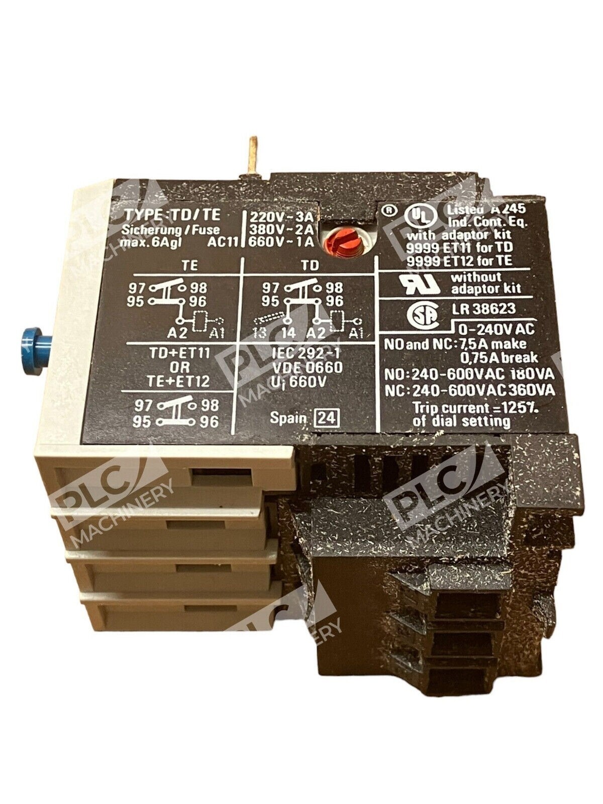 Square D 9065 TD 8 Thermal Overload Relay Series A - Image 5
