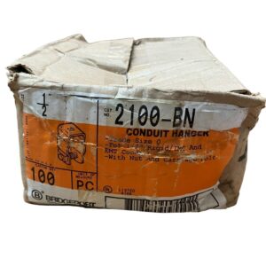 Bridgeport 2100-BN - Bridgeport 2100-BN Conduit Hanger W/ Nut and Carriage Bolt 1