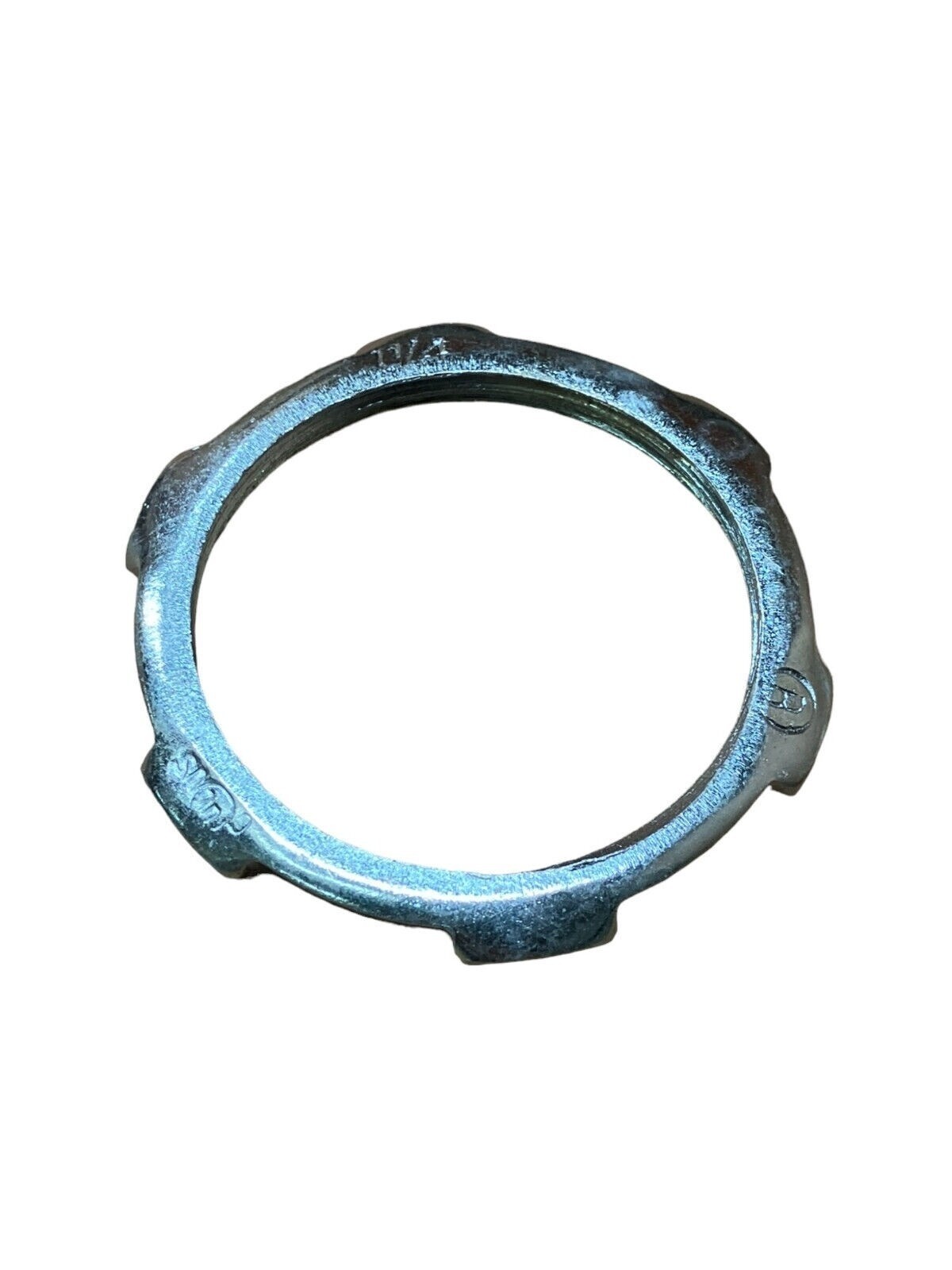 Bridgeport 104-S Conduit Locknut Zinc Plated Steel 1-1/4" (Box of 100) - Image 4