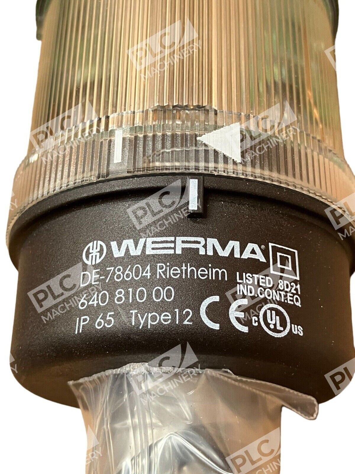 Werma 640 810 00 Stack Tower Light 4 Lights w/ Siren - Image 3