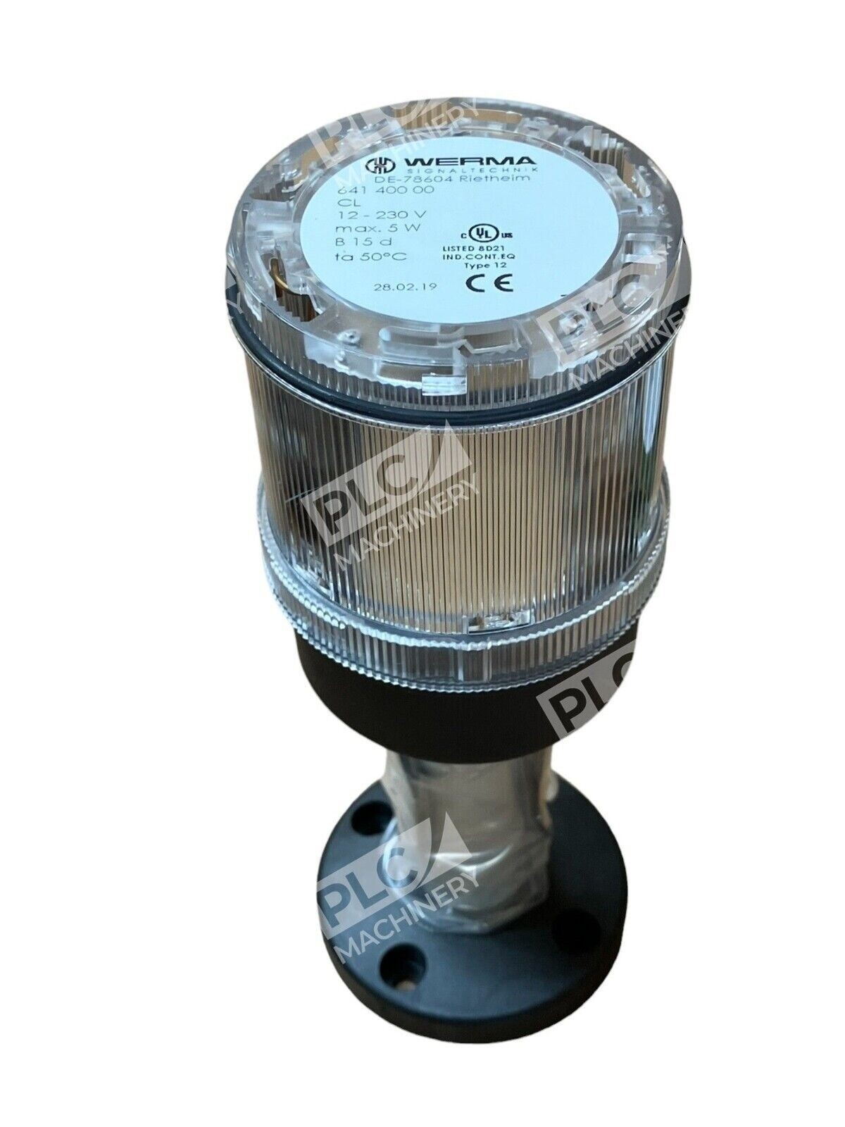 Werma 640 810 00 Stack Tower Light 4 Lights w/ Siren - Image 4
