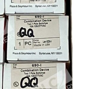 Pass & Seymour 690-I - Pass & Seymour 690-I Combination Device Two 1 Pole Switches