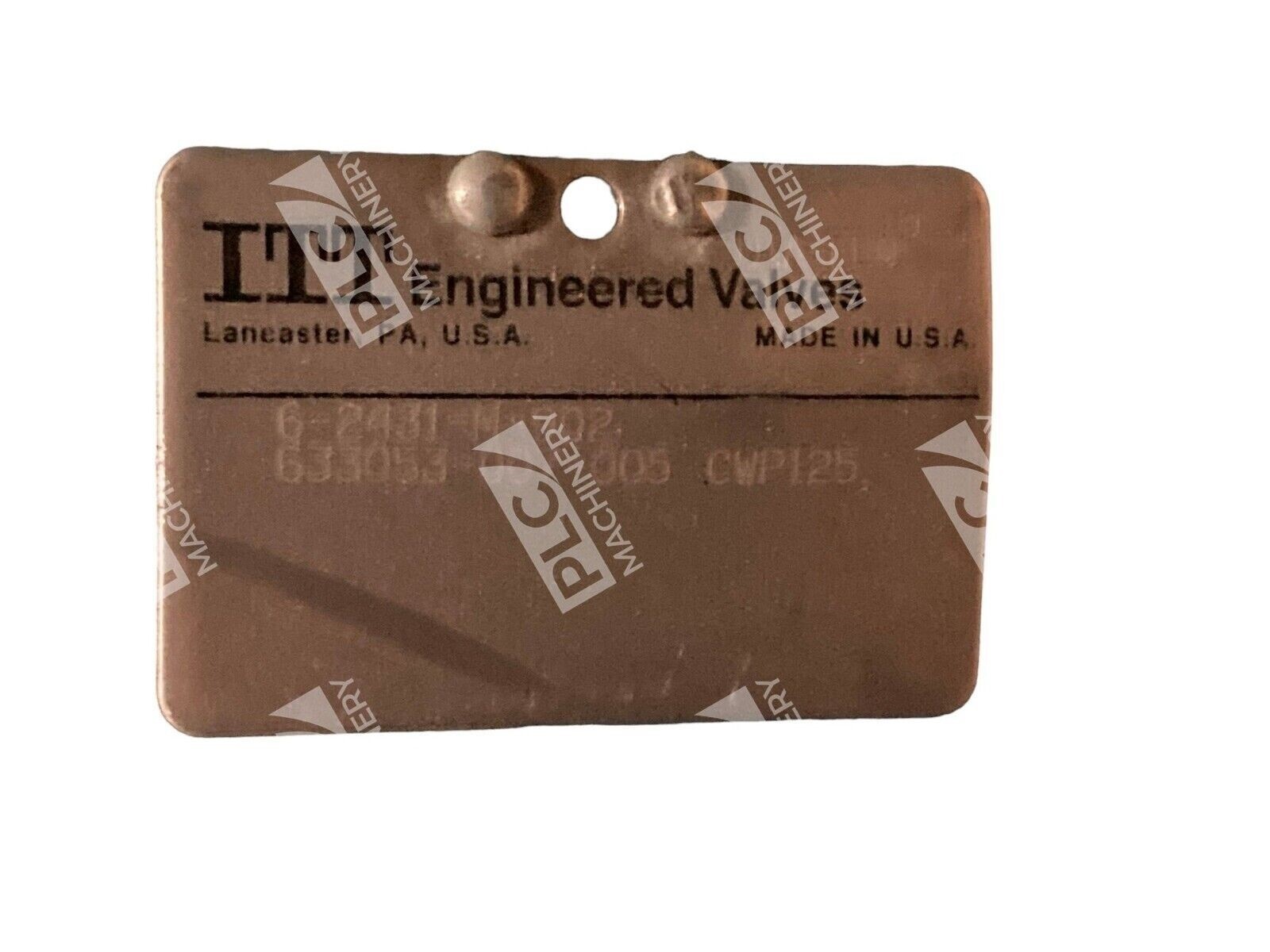 ITT Engineered Valves 6-2431-M-902 Dia-Flo 6" Handwheel Operated Diaphragm - Image 4