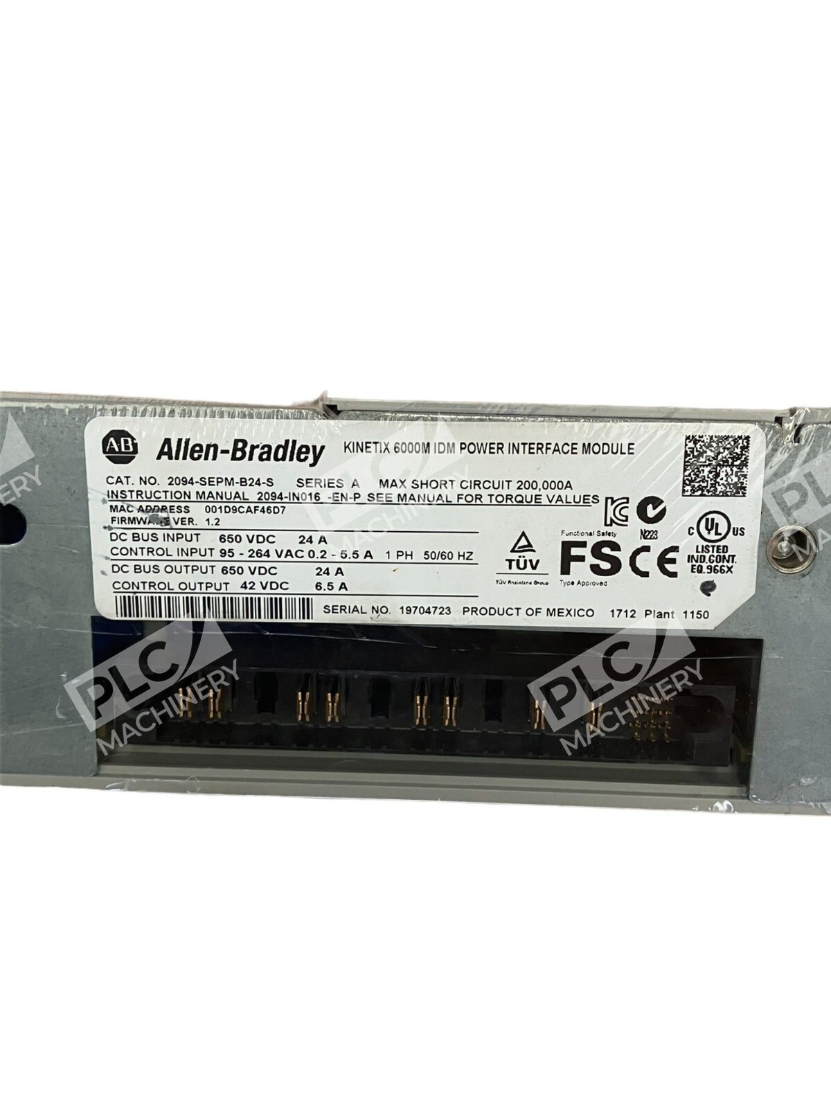 Allen Bradley 2094-SEPM-B24-S /A Kinetix 6000M IDM Power Interface Module NNB - Image 5
