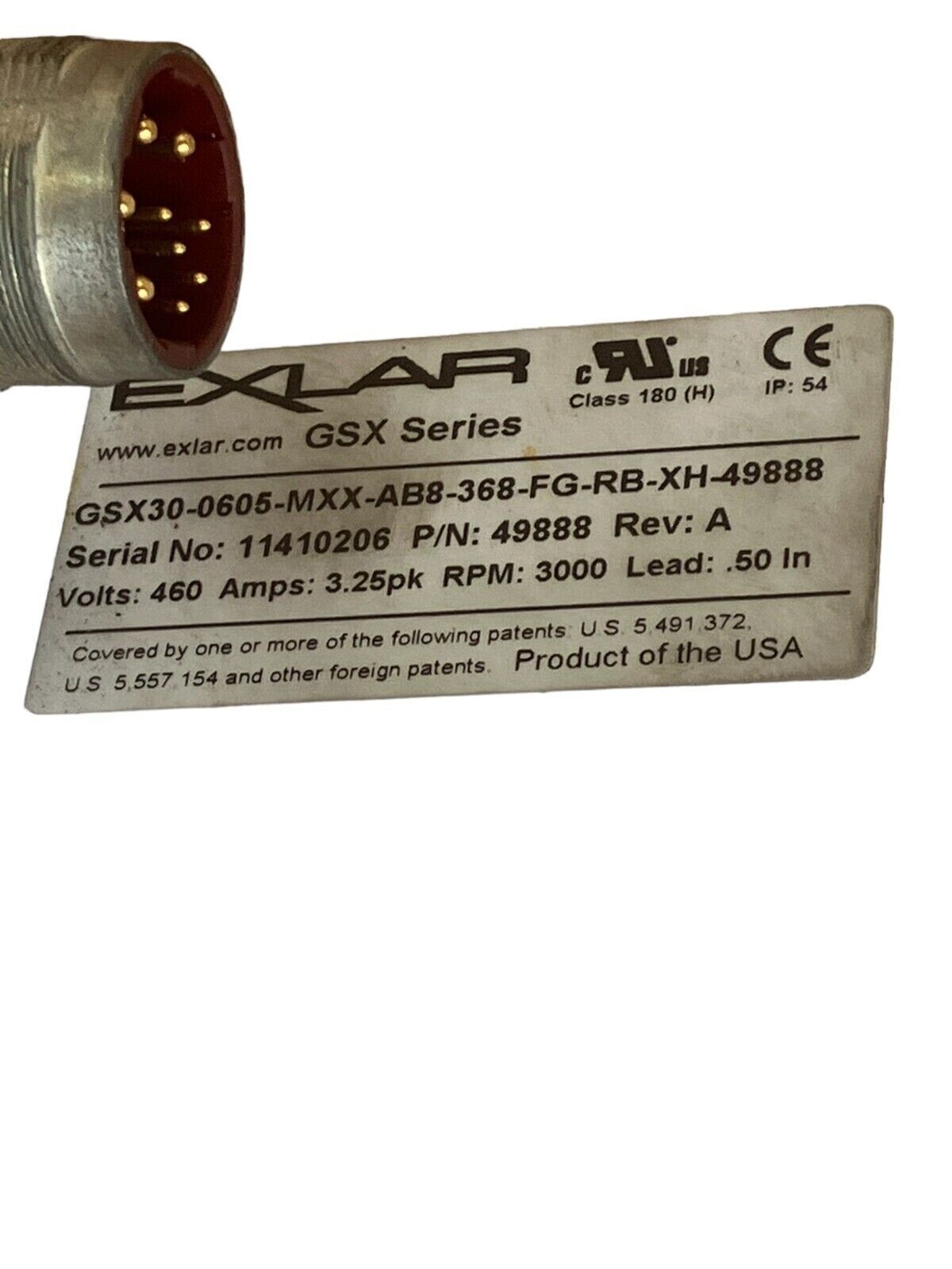 Exlar GSX30-0605-MXX-AB8-368-FG-RB-XH-49888 GSX Series Linear Actuator - Image 3