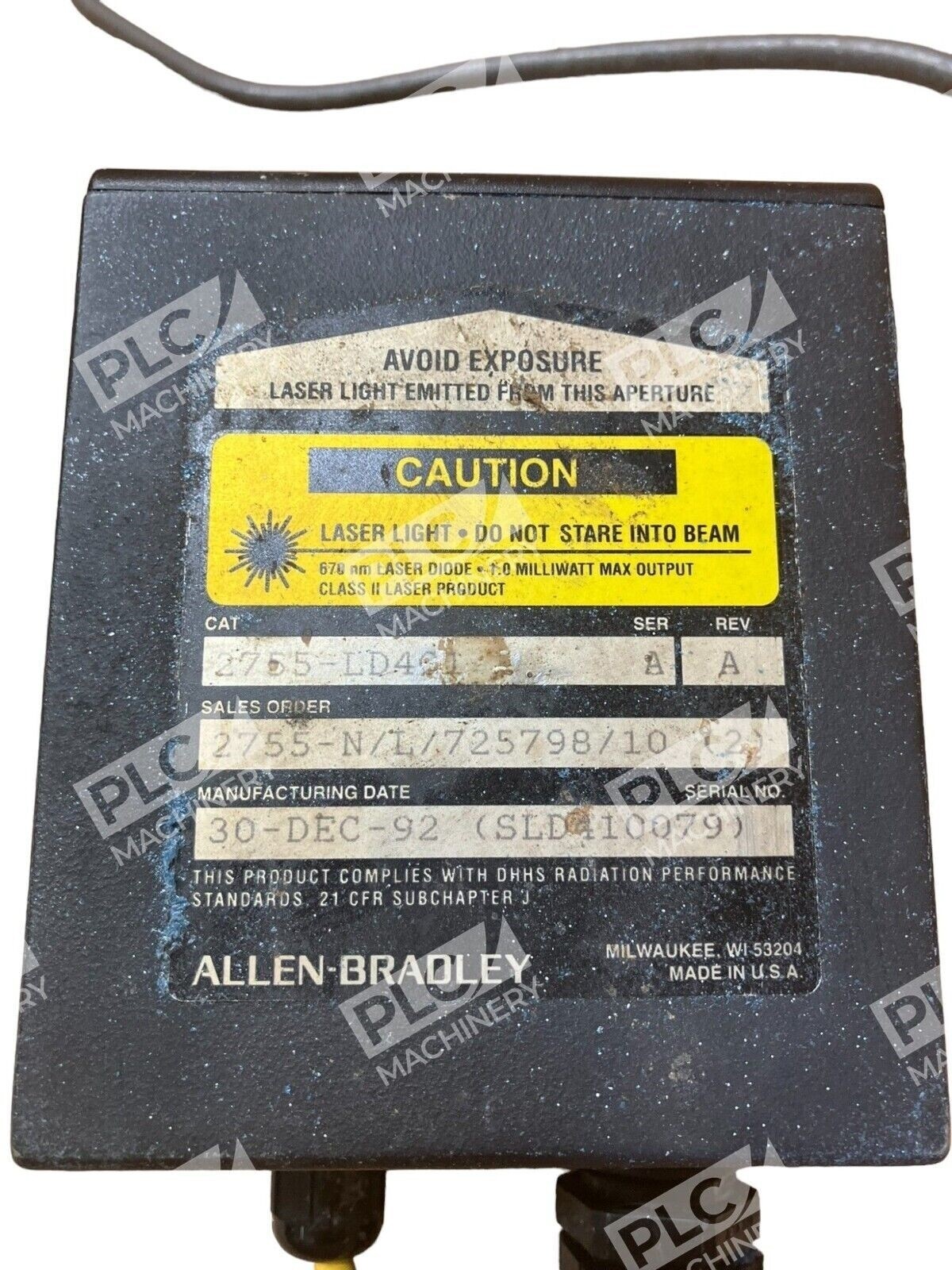 Allen Bradley 2755-LD401 /A Laser Light Scanner - Image 5