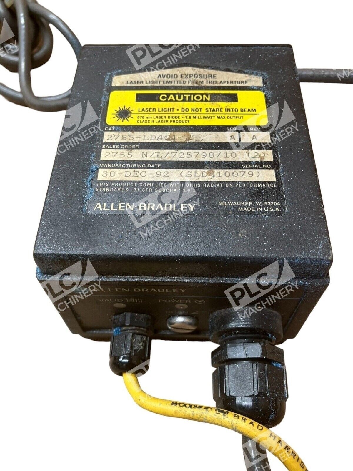 Allen Bradley 2755-LD401 /A Laser Light Scanner - Image 3