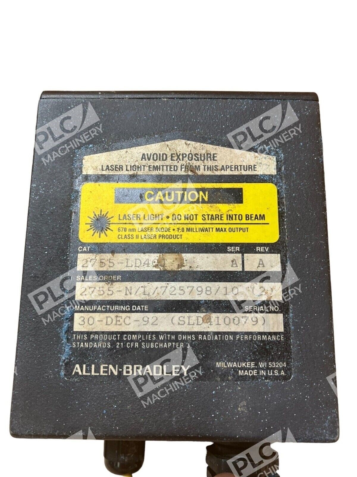 Allen Bradley 2755-LD401 /A Laser Light Scanner - Image 4
