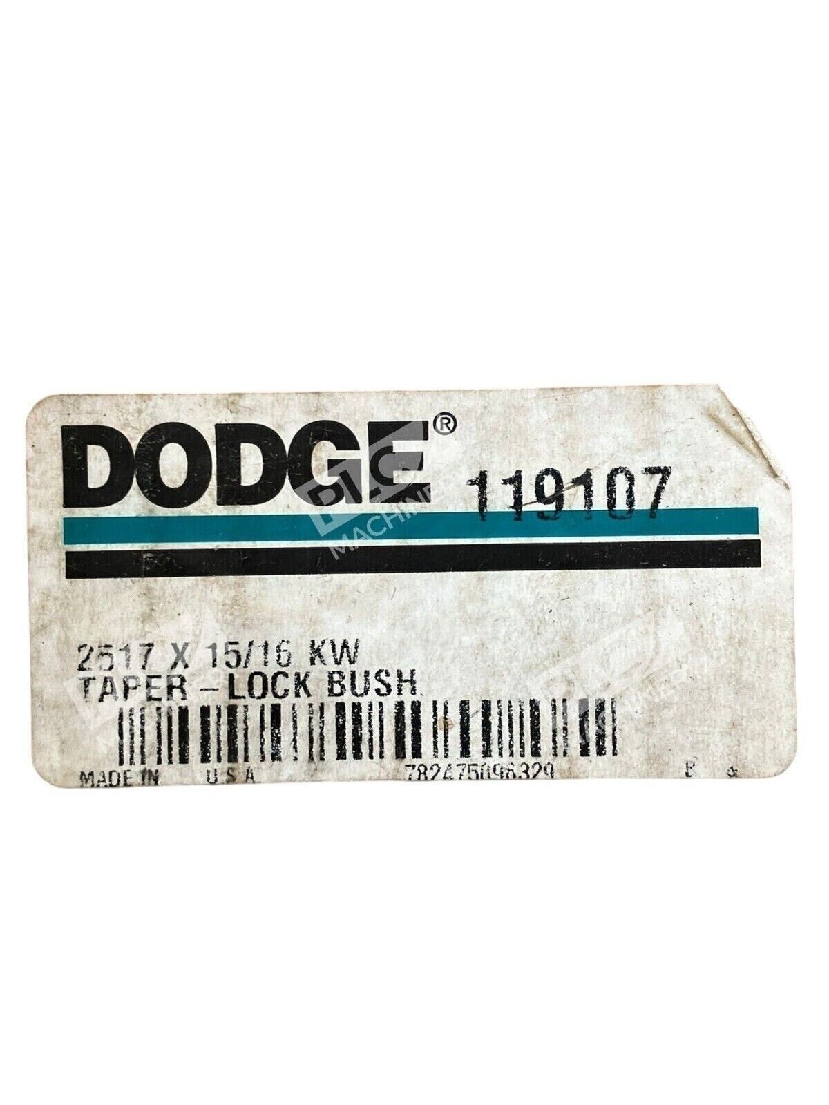 Dodge 2517 X 15/16 KW Taper-Lock Bushing - Image 3