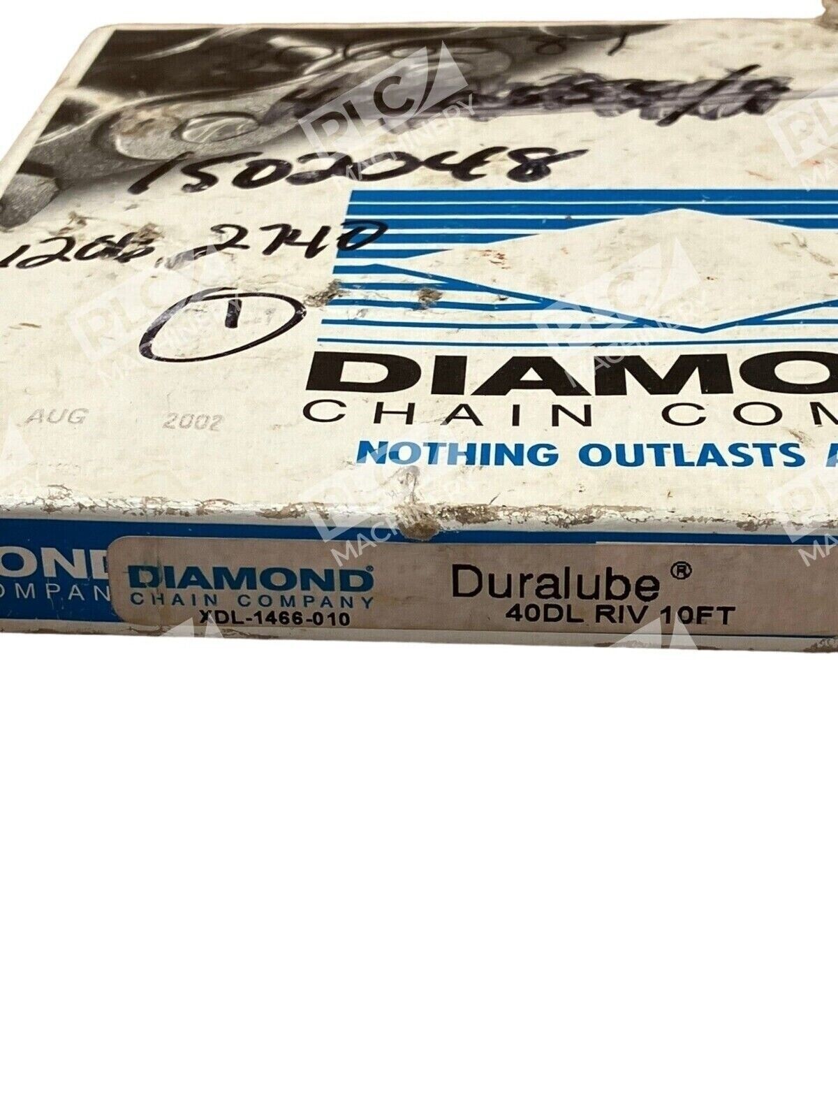 Diamond Chain Company 40DL RIV 10FT Duralube Roller Chain - Image 3