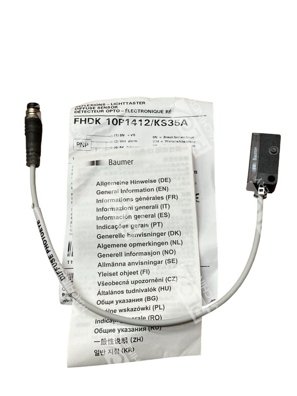 Baumer FHDK 10P1412/KS35A Photoelectric Sensor - Image 4