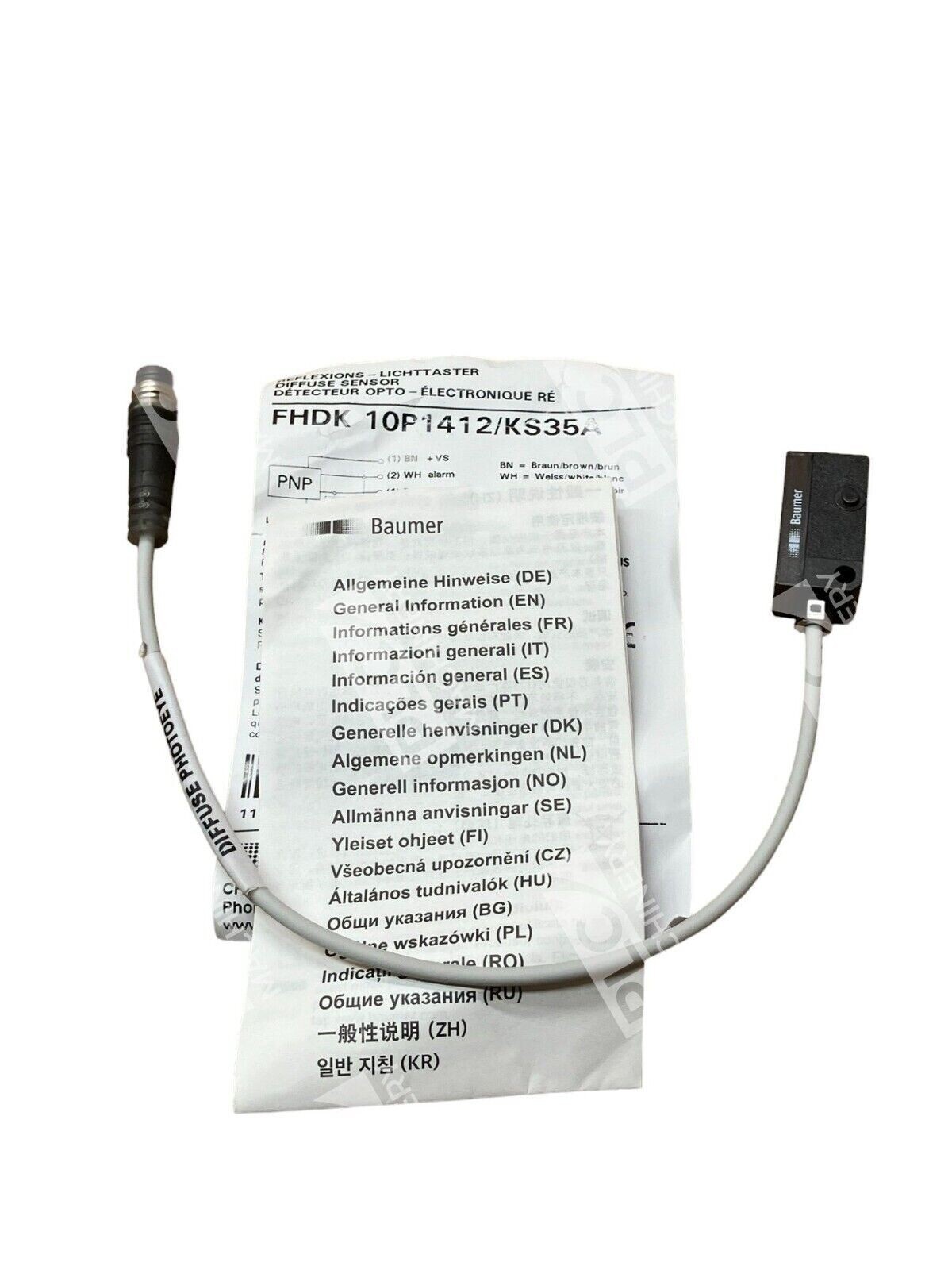 Baumer FHDK 10P1412/KS35A Photoelectric Sensor - Image 3