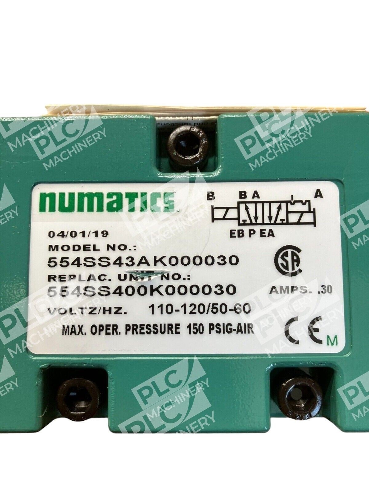 Numatics 554SS43AK000030 Solenoid Valve - Image 3