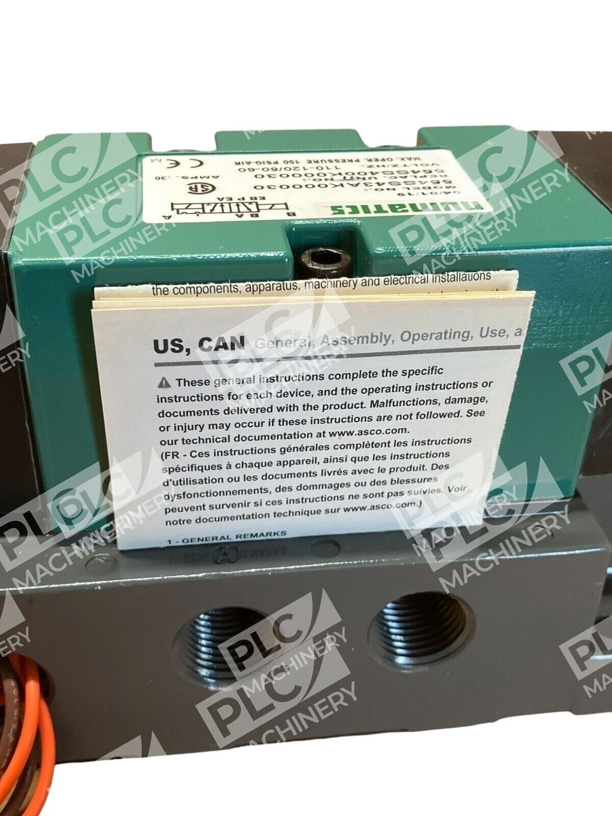 Numatics 554SS43AK000030 Solenoid Valve - Image 5