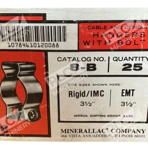 Minerallac 8-B - Minerallac 8-B Hangers With Bolts 3-1/2" (Box of 25)