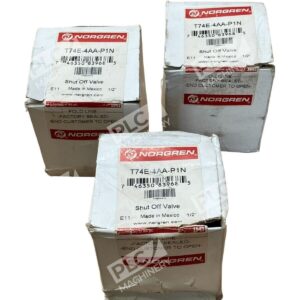 Norgren T74E-4AA-P1N - Norgren T74E-4AA-P1N Shut Off Valve (lot of 3)