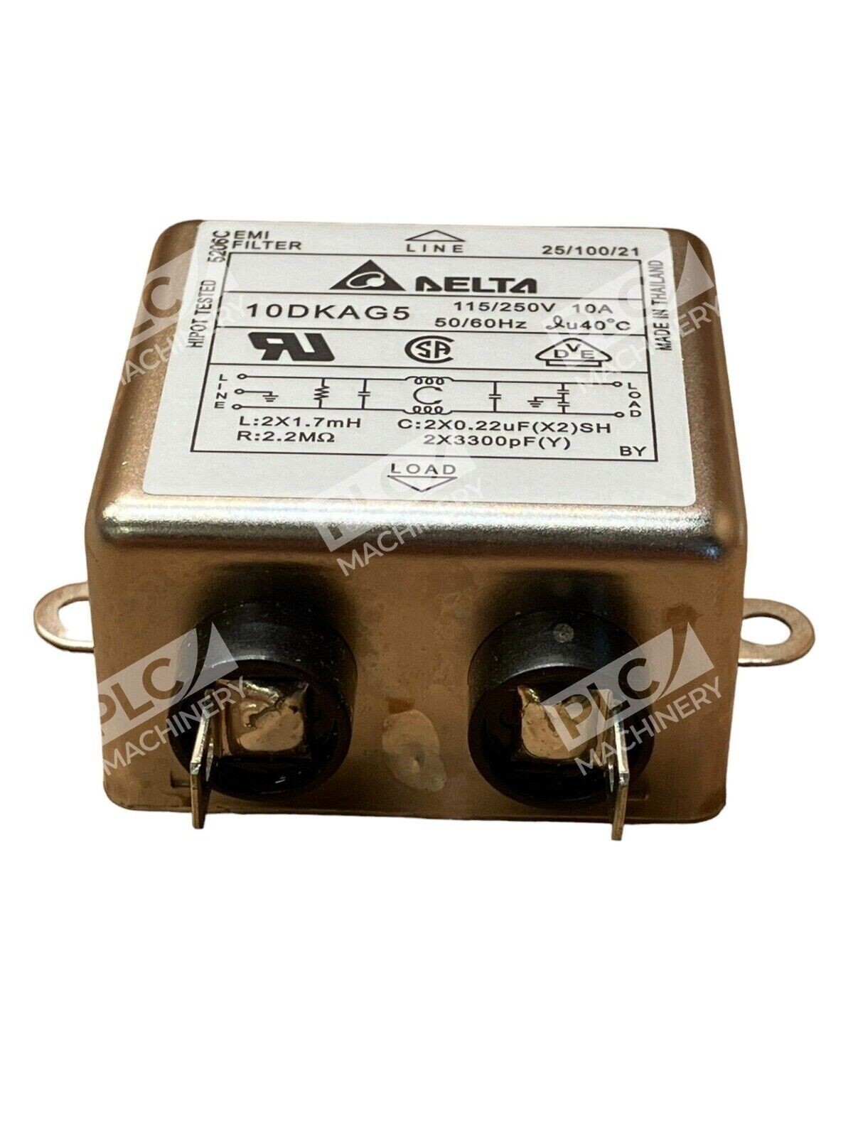 Delta 10DKAG5 EMI Suppression Line Filter - Image 4