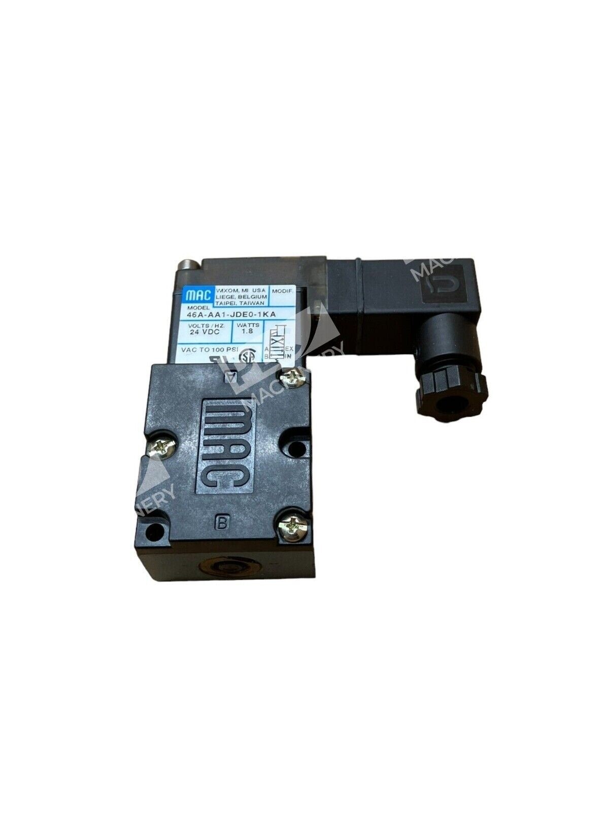 MAC 46A-AA1-JDE0-1KA 4-Way Solenoid Valve - Image 2