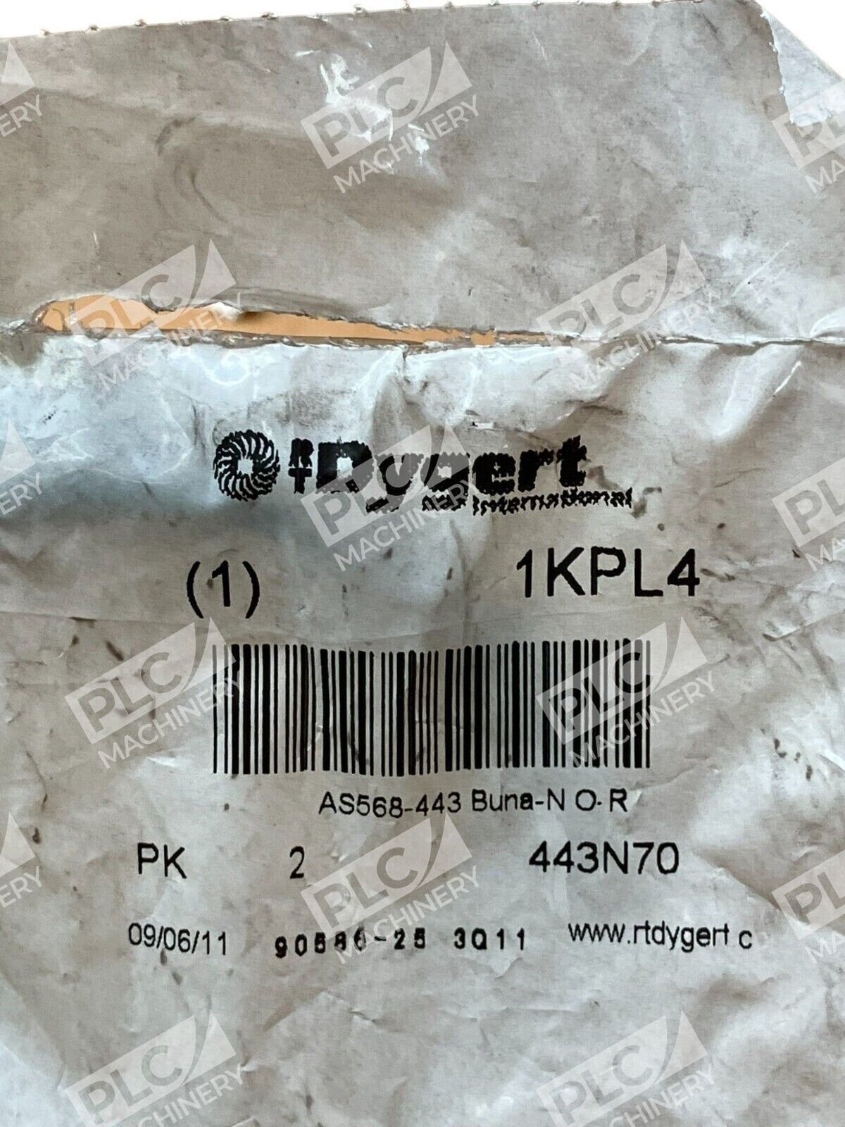 RT Dygert 1KPL4 O-Ring Package of 2 (lot of 12) - Image 4