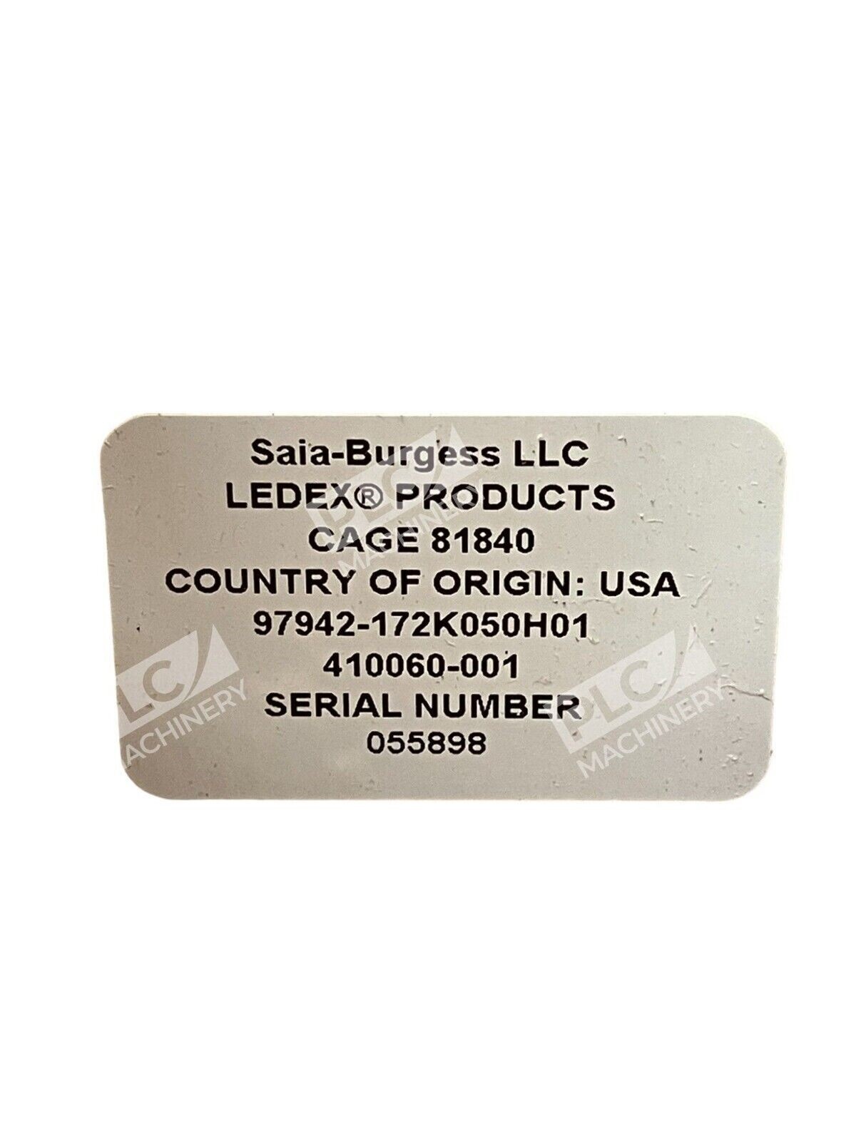 Saia-Burgess CAGE 81840 97942-172K050H01 410060-001 - Image 3