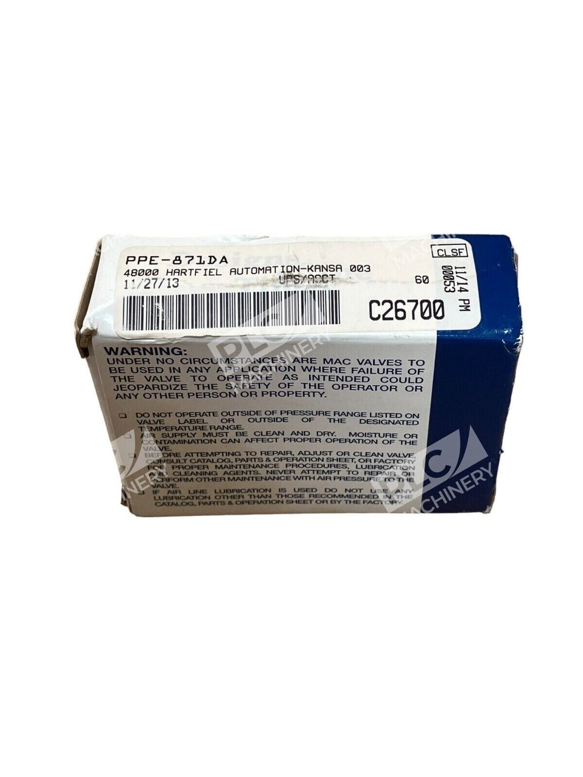 MAC PPE-871DA 1/8" NPT Port Pilot Valve - Image 3