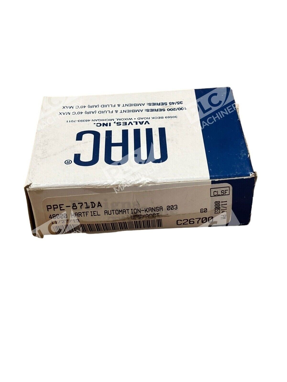 MAC PPE-871DA - MAC PPE-871DA 1/8" NPT Port Pilot Valve