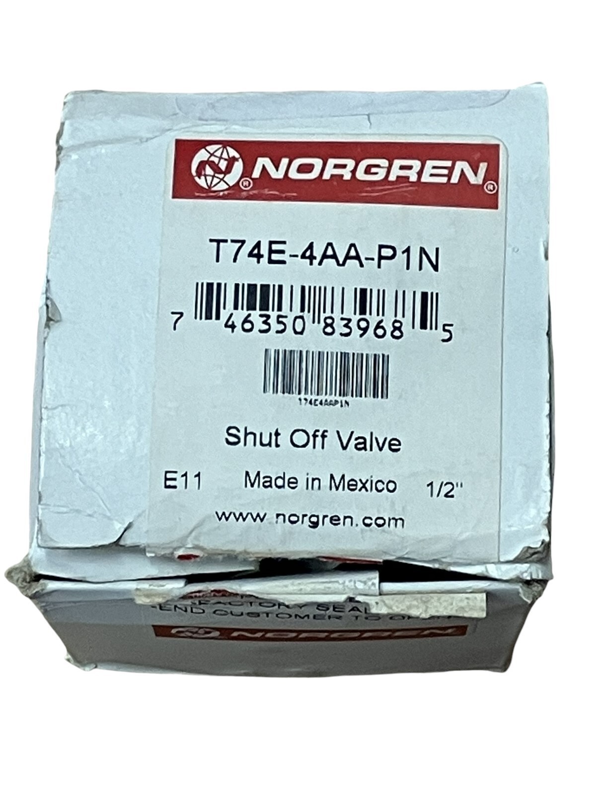 Norgren T74E-4AA-P1N - Norgren T74E-4AA-P1N Pneumatic Lockout Valve 1/2"