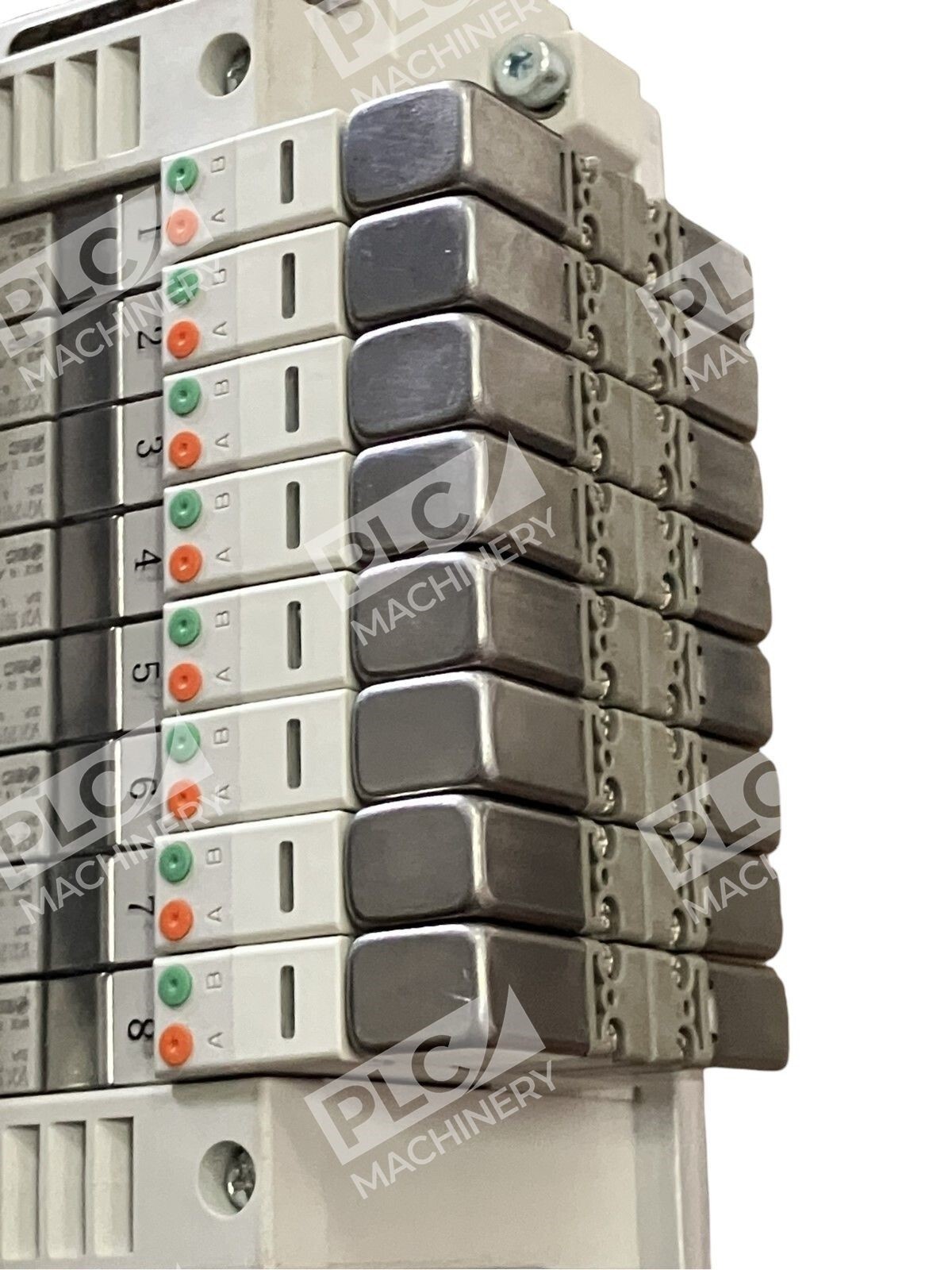SMC VV5Q11-08C6FU0-NS-X50US 8 Station Pneumatic Solenoid Manifold W/ Valves - Image 4