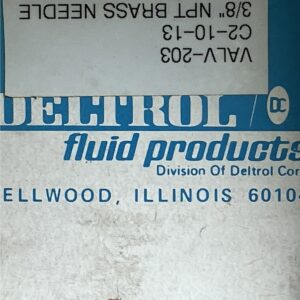 Deltrol N25B - Deltrol N25B Flow Control Valve 3/8" Brass