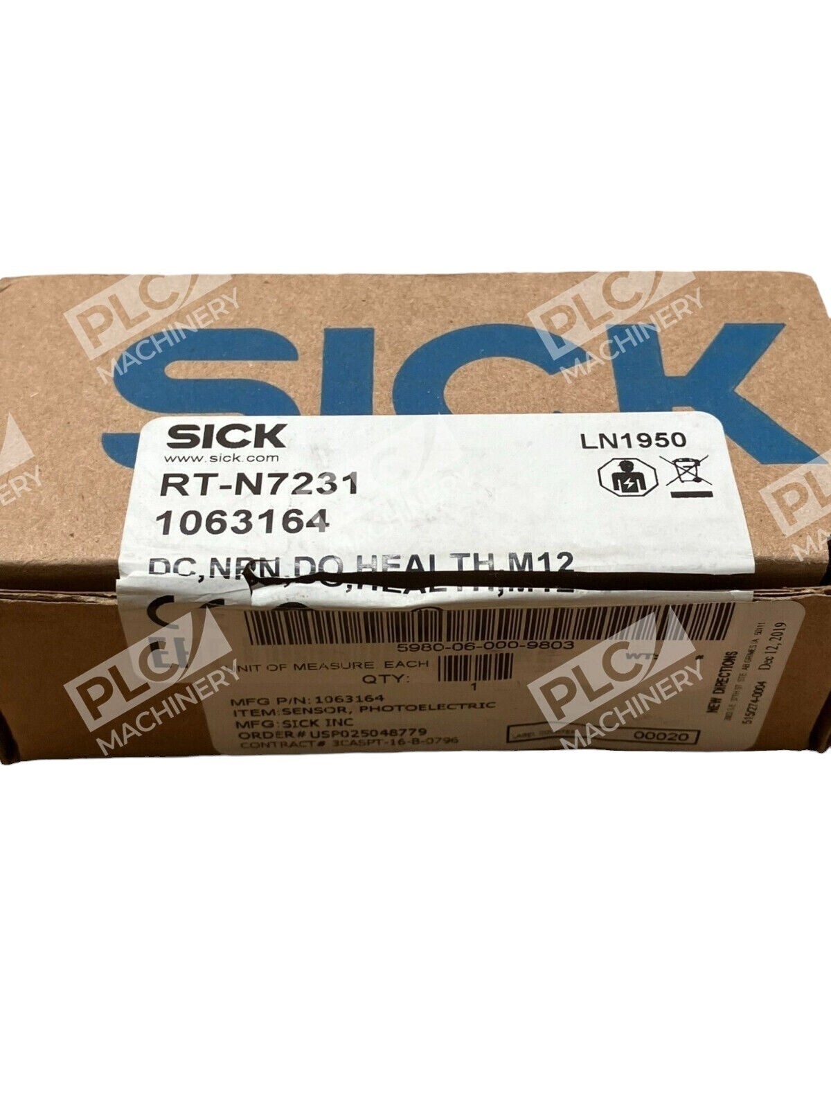 Sick RT-N7231 Photoelectric Proximity Sensor - Image 2