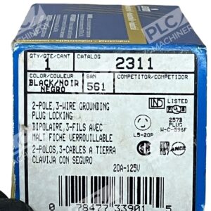 Leviton 2311 - Leviton 2311 2 Pole 3 Wire Grounding Plug Lock