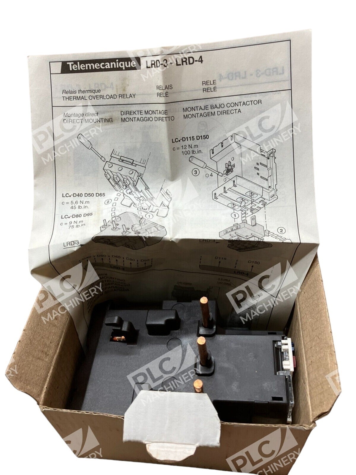 Square D LRD3355 Thermal Overload Relay Telemecanique TeSys - Image 3