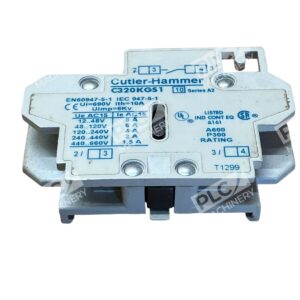 Eaton Cutler Hammer C320KGS1 - Cutler Hammer C320KGS1 A2 Auxiliary Contact
