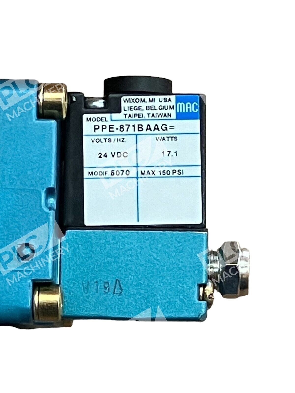 MAC 0629-FV6500B Double Operater Solenoid Valve PPE-871BAAG - Image 5