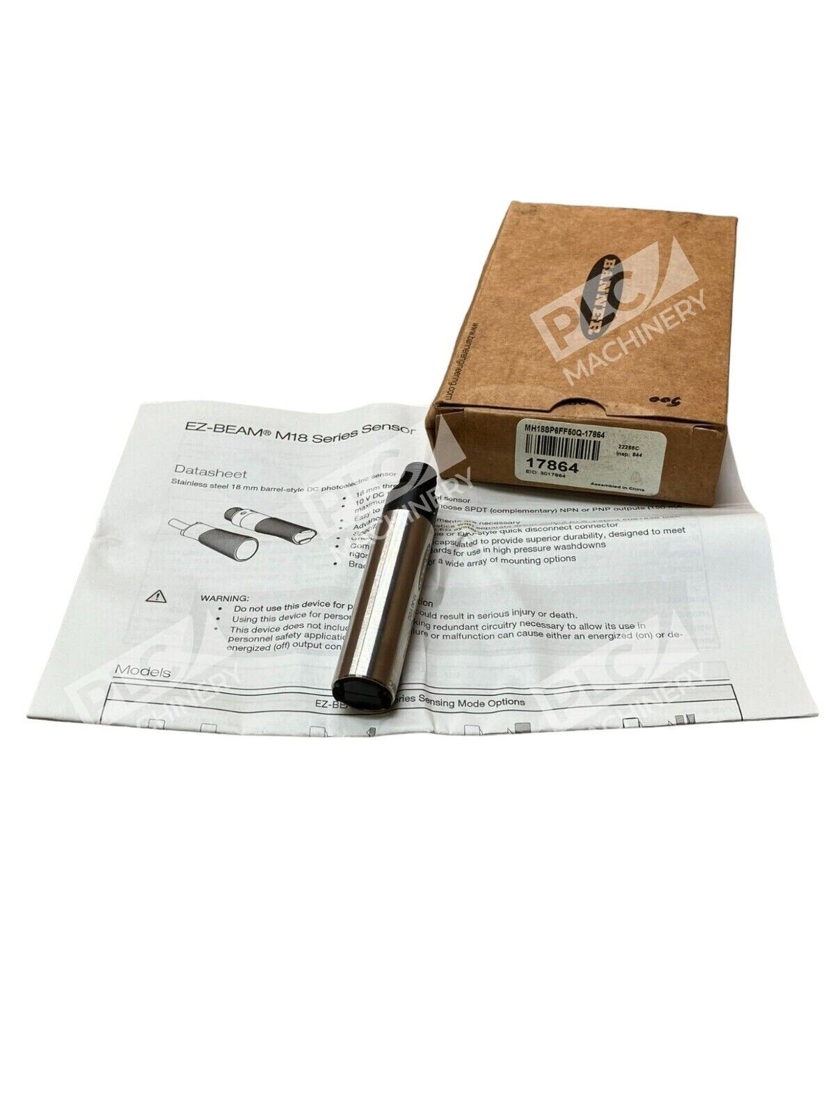 Banner MH18SP6FF50Q-17864 Photoelectric Sensor - Image 3