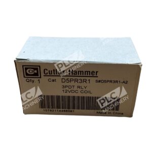 Eaton Cutler Hammer D5PR3R1 - Cutler Hammer D5PR3R1 A2 3Pdt Relay 12VDC Coil