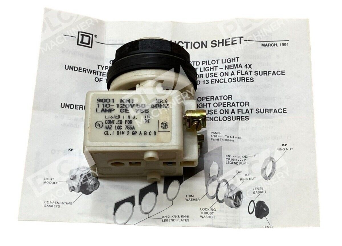 Square D 9001KM-1 /G Lamp GE 755 - Image 2