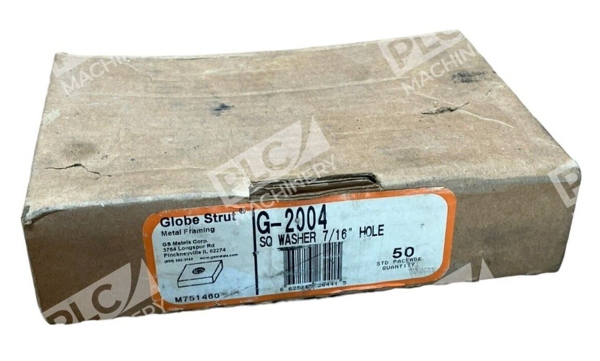 Globe Strut G-2004 SQ Washer 7/16" Hole (Box of 15) - Image 2