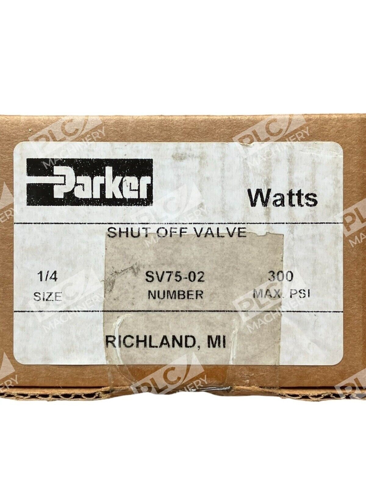 Parker Watts SV75-02 Shut Off Valve - Image 3