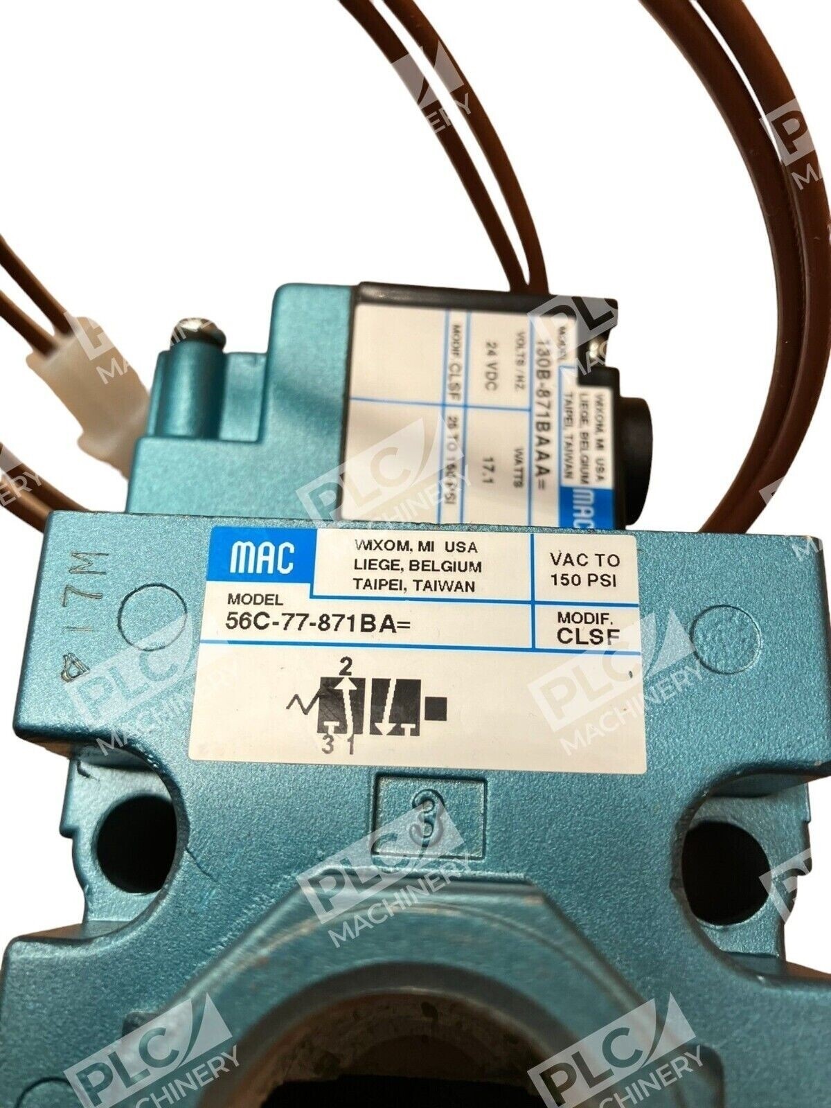 MAC 56C-77-871BA 3 Way Solenoid Valve - Image 3