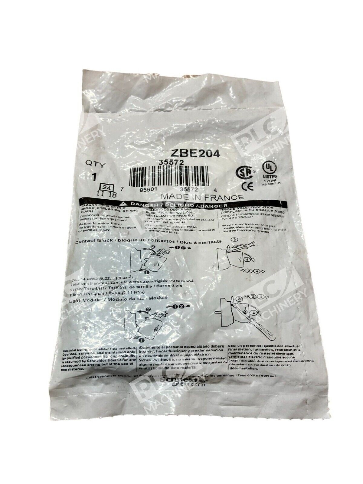 Schneider Electric ZBE204 - Schneider Electric ZBE204 Contact Block