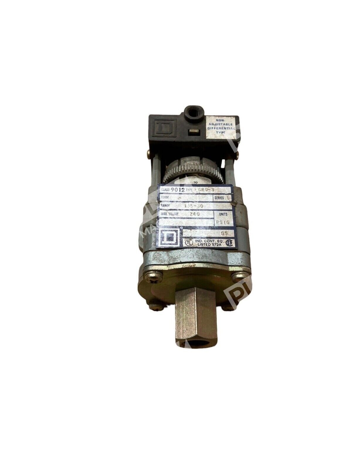Square D 9012-GR0-3 - Square D 9012-GR0-3 Pressure Switch