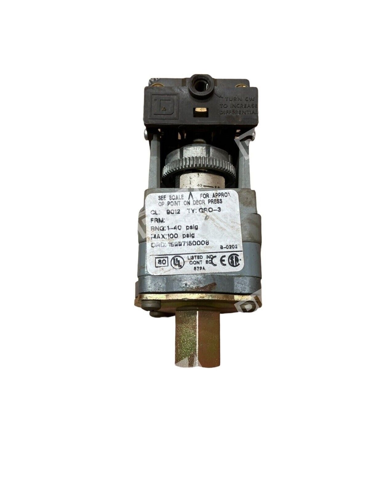 Square D 9012 GRO-3 Pressure Switch - Image 6