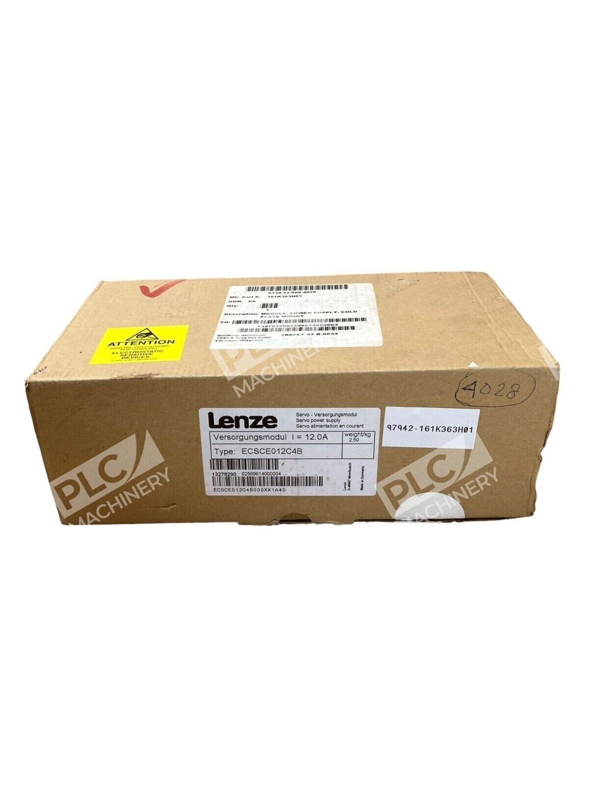 Lenze ECSCE012C4B Servo Power Supply NIB - Image 2
