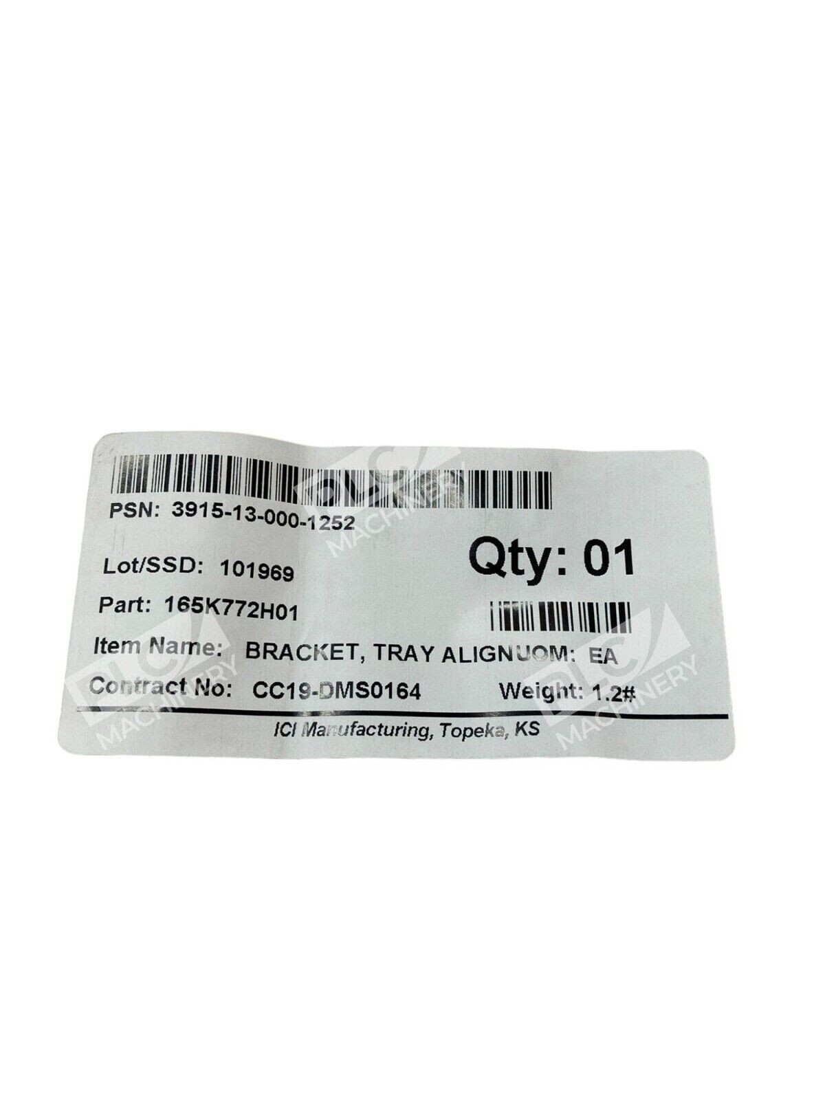 ICI 97942-165K772H01 Tray Alignment Bracket - Image 6