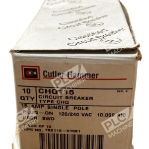 Cutler Hammer CHQ115 - Cutler Hammer CHQ115 /K Circuit Breaker 1 Pole 15A 15Amp (Bo